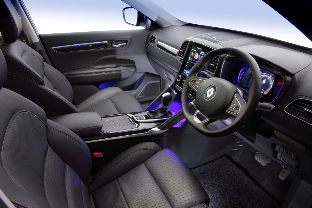 The 2016 model Renault Koleos. The 2016 model Renault Koleos.